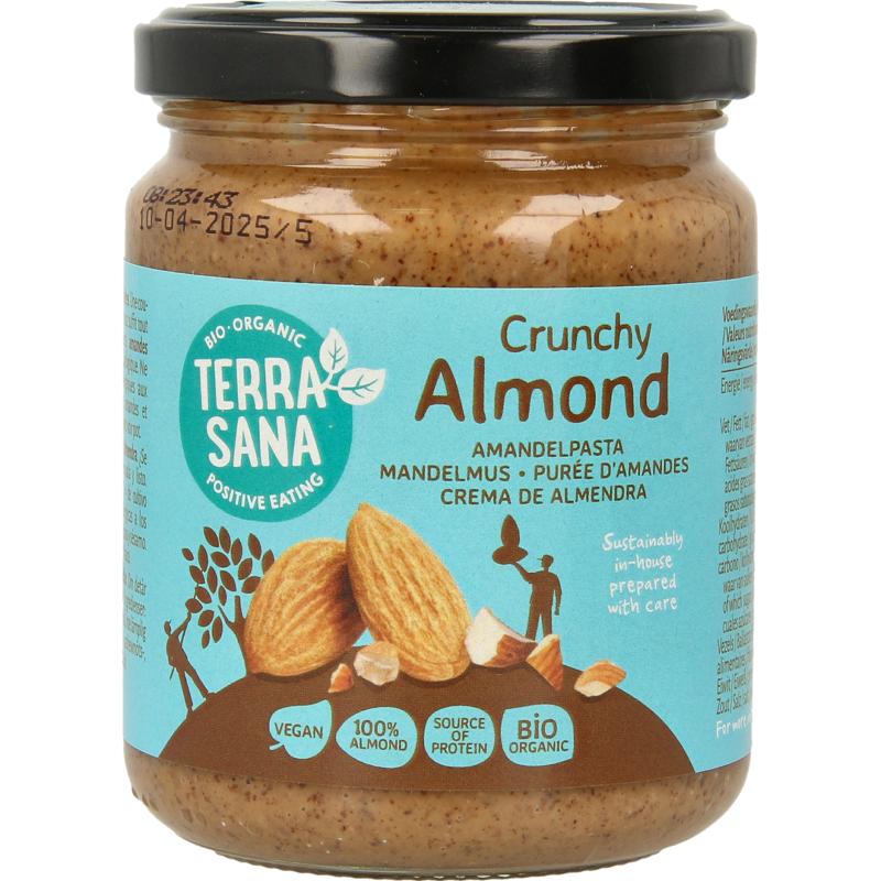 Terrasana Amandelpasta Bruin Crunchy Bio