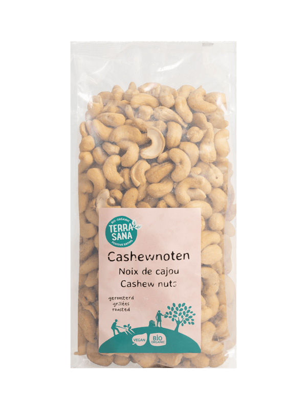Terrasana Cashewnoten Geroosterd Zonder Zout Bio