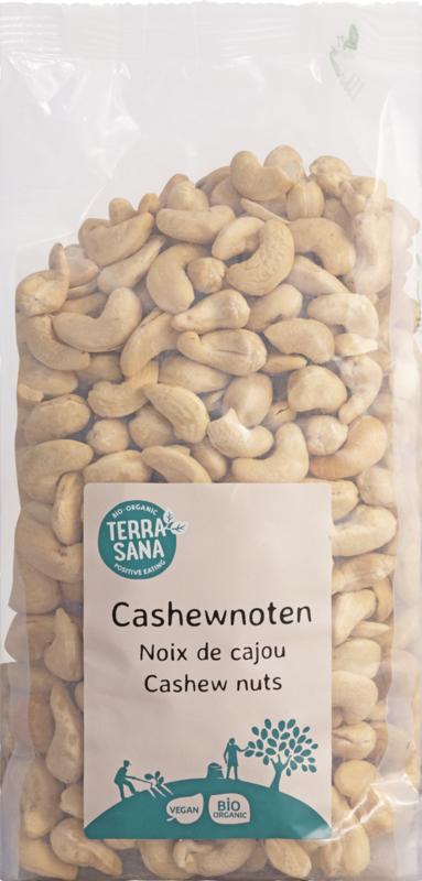 Terrasana Cashewnoten Ongeroosterd Zonder Zout Bio