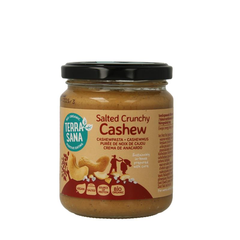 Terrasana Cashewpasta Crunchy Met Himalayazout Bio