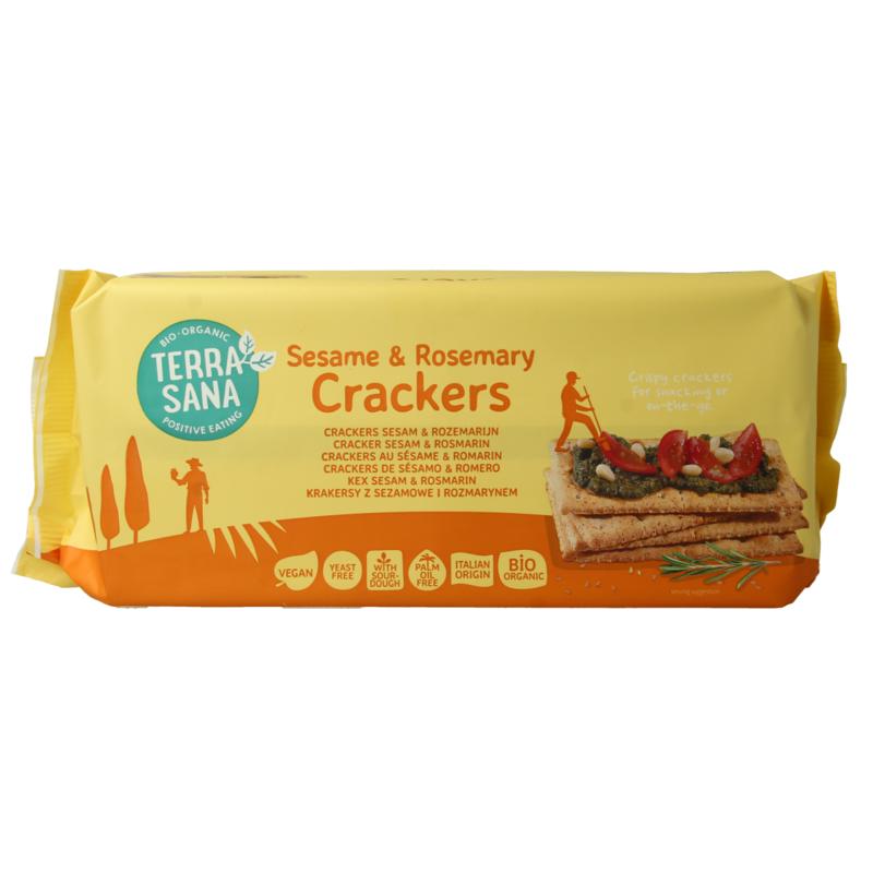 Terrasana Crackers Sesam & Rozemarijn Bio