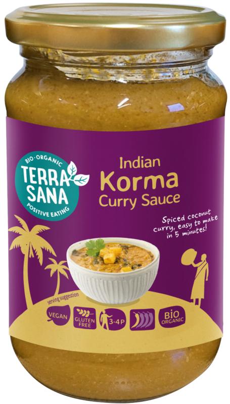 Terrasana Curry Sauce Korma Bio