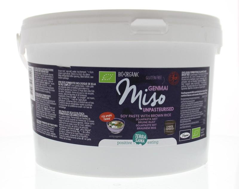 Terrasana Genmai Miso Ongepasteuriseerd Emmer Bio