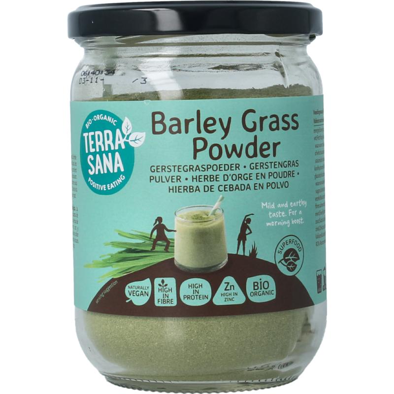 Terrasana Gerstegras Poeder In Glas Bio