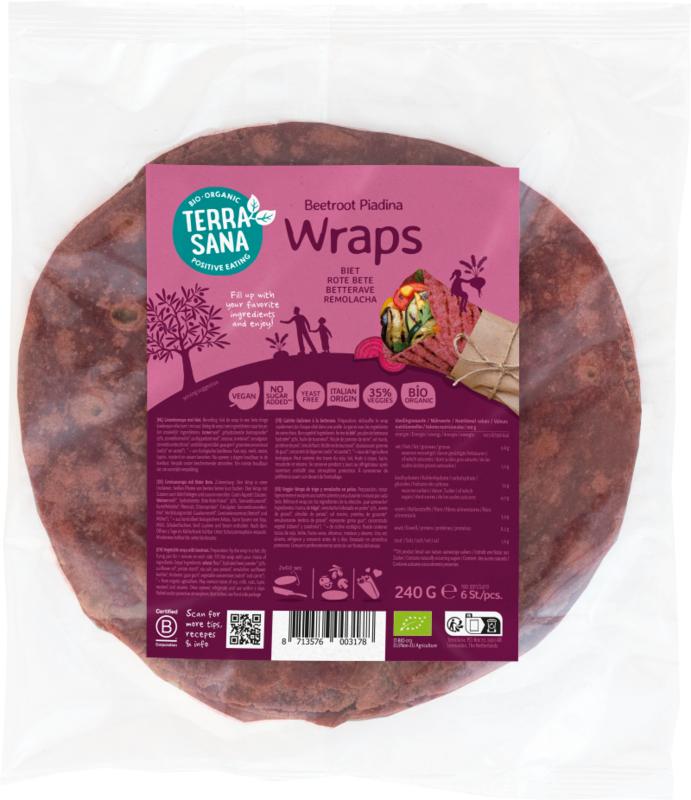 Terrasana Groentewrap Biet Bio