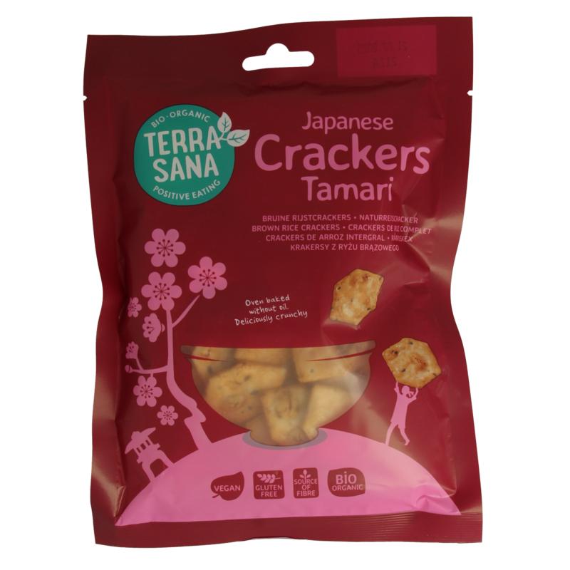 Terrasana Japanse Bruine Rijstcrackers Eko