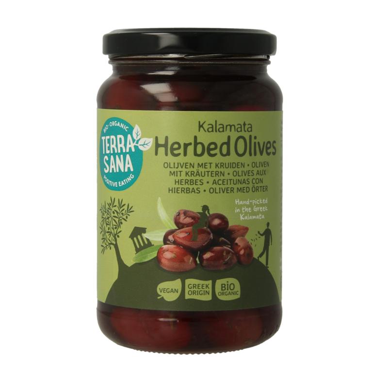 Terrasana Kalamata Olijven In Kruidenolie Bio