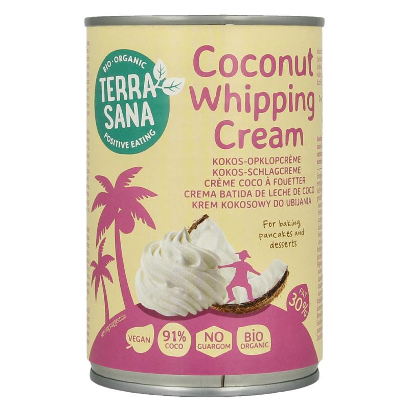 Terrasana Kokosmelk Slagroom 30% Vet Bio