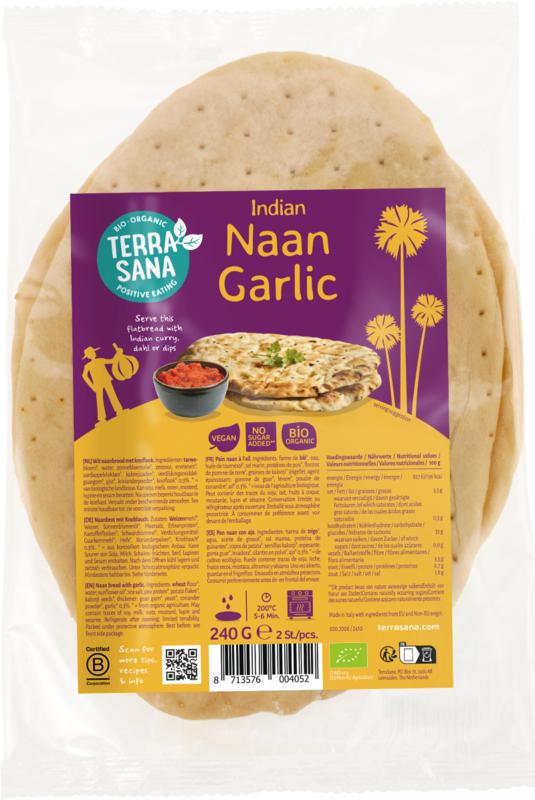 Terrasana Naan Knoflook Bio