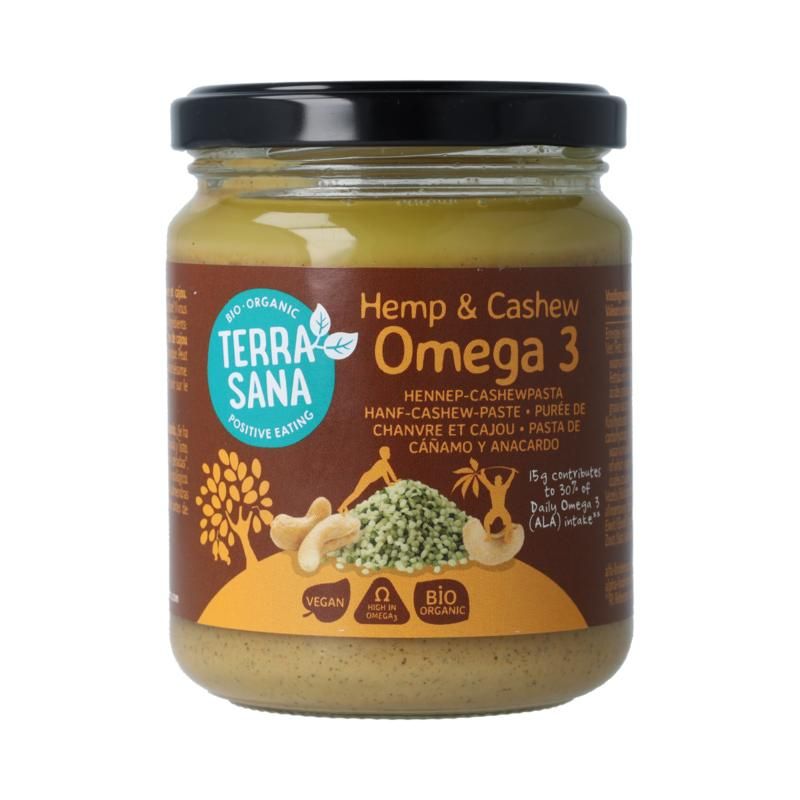 Terrasana Omega 3 Hennep Cashewpasta