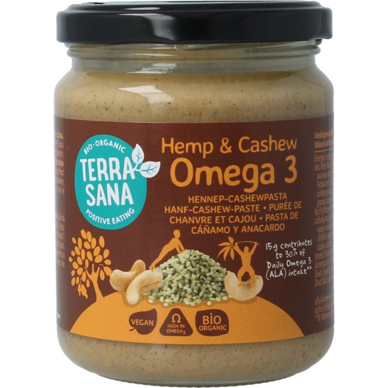Terrasana Omega 3 Hennep Cashewpasta