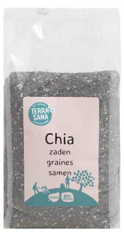 Terrasana Raw Chia Zaad Zwart Bio