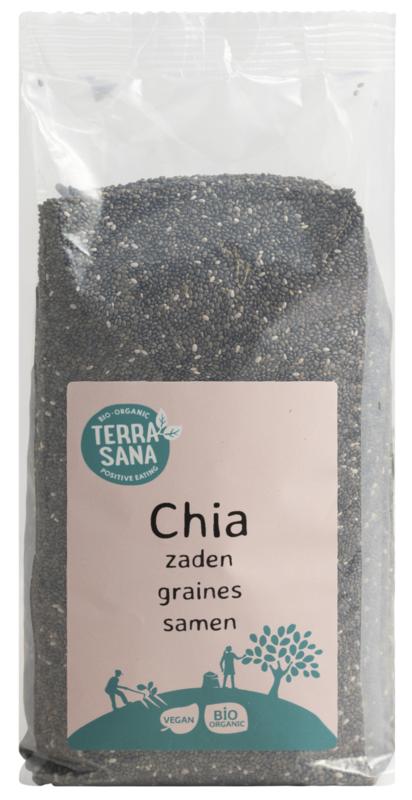Terrasana Raw Chia Zaad Zwart Bio