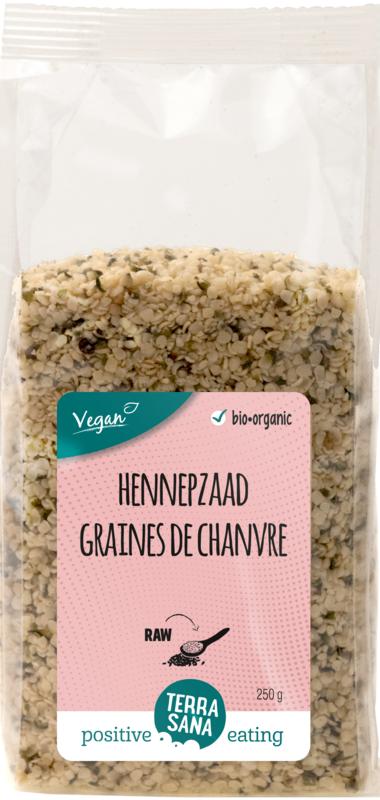 Terrasana Raw Hennepzaad Gepeld Bio