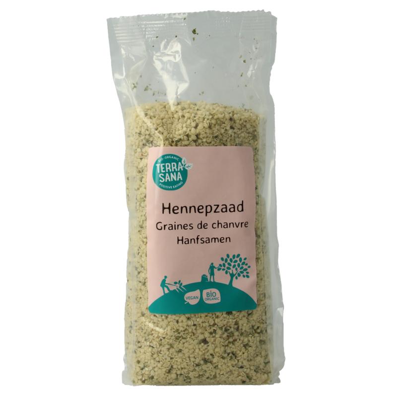 Terrasana Raw Hennepzaad Gepeld Bio