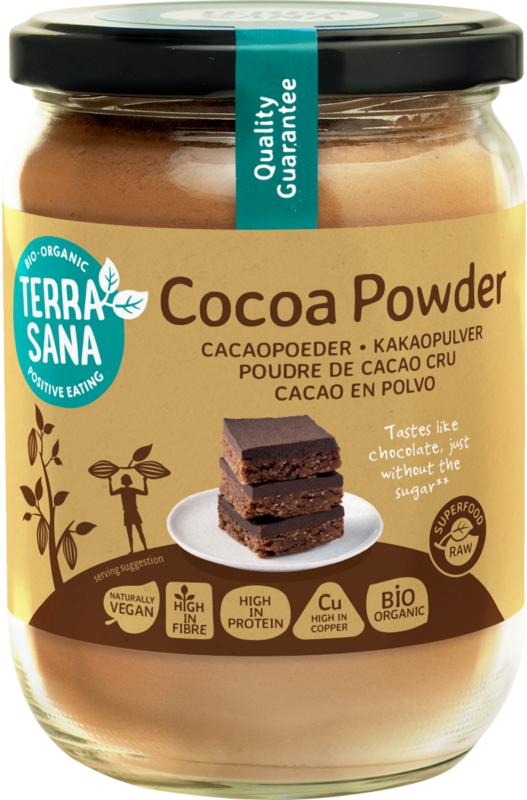 Terrasana Raw Cacao Antioxidant Poeder In Glas Bio