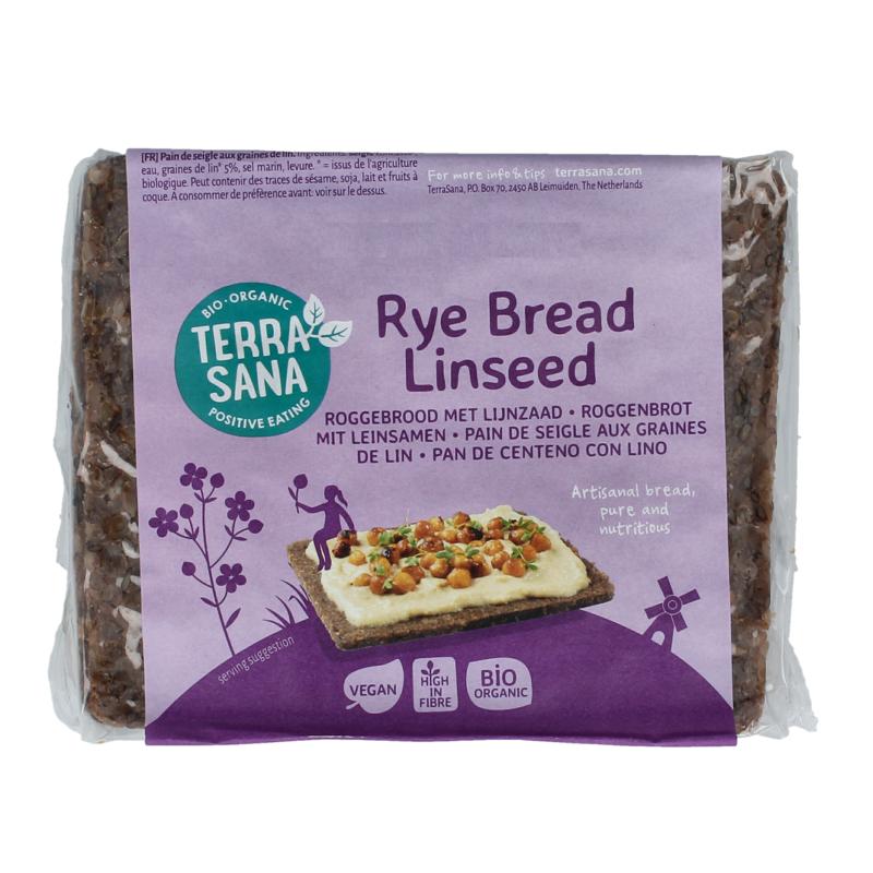 Terrasana Roggebrood Lijnzaad Bio