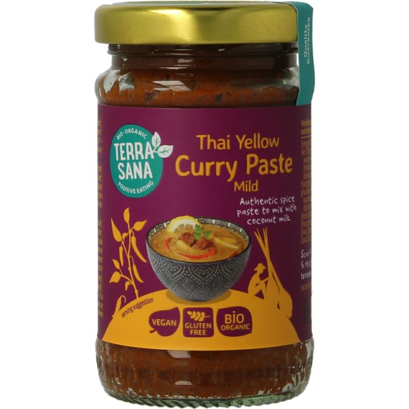 Terrasana Thaise Gele Curry Pasta Bio