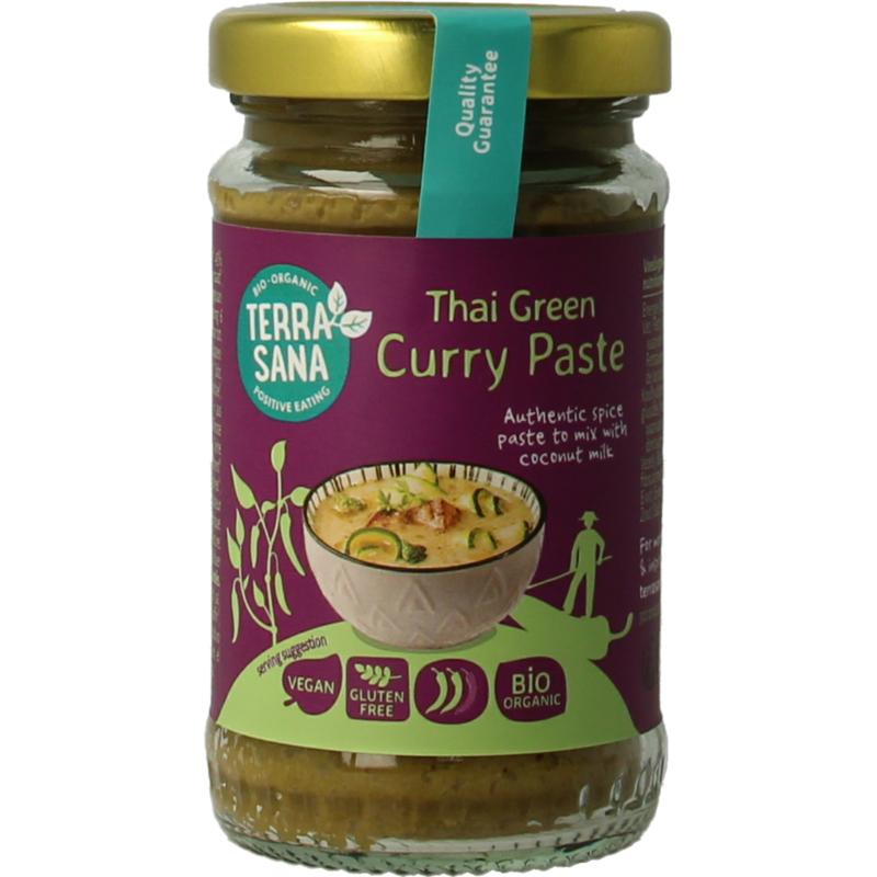 Terrasana Thaise Groene Currypasta Bio