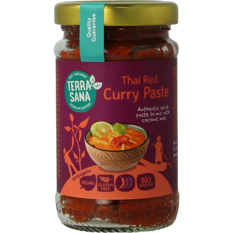Terrasana Thaise Rode Currypasta Bio