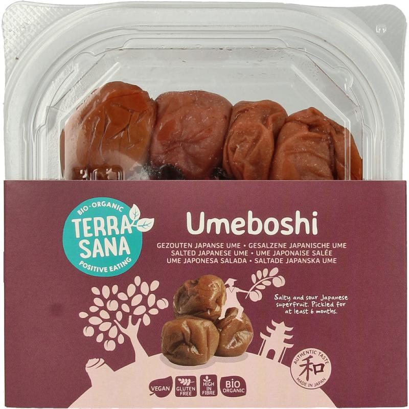 Terrasana Umeboshi Gezoute Japanse Abrikozen Bio