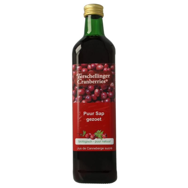 Terschellinger Cranberrysap Gezoet Bio