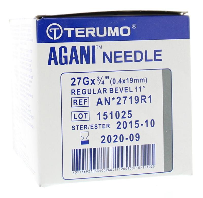 Terumo Injectienaald 04 X 19 27 Gram Agani