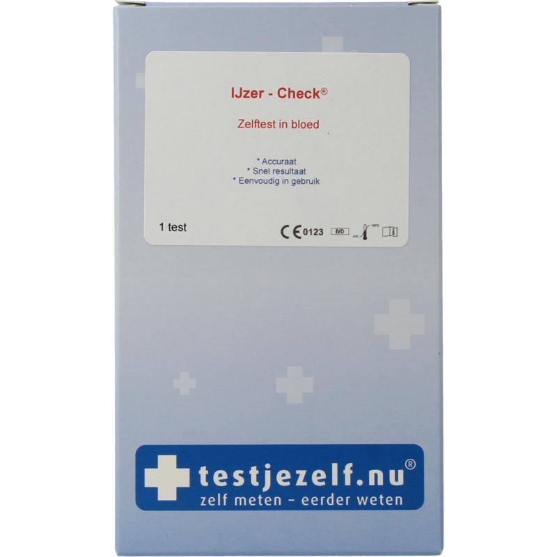 Testjezelf.Nu Ijzer Check Zelftest