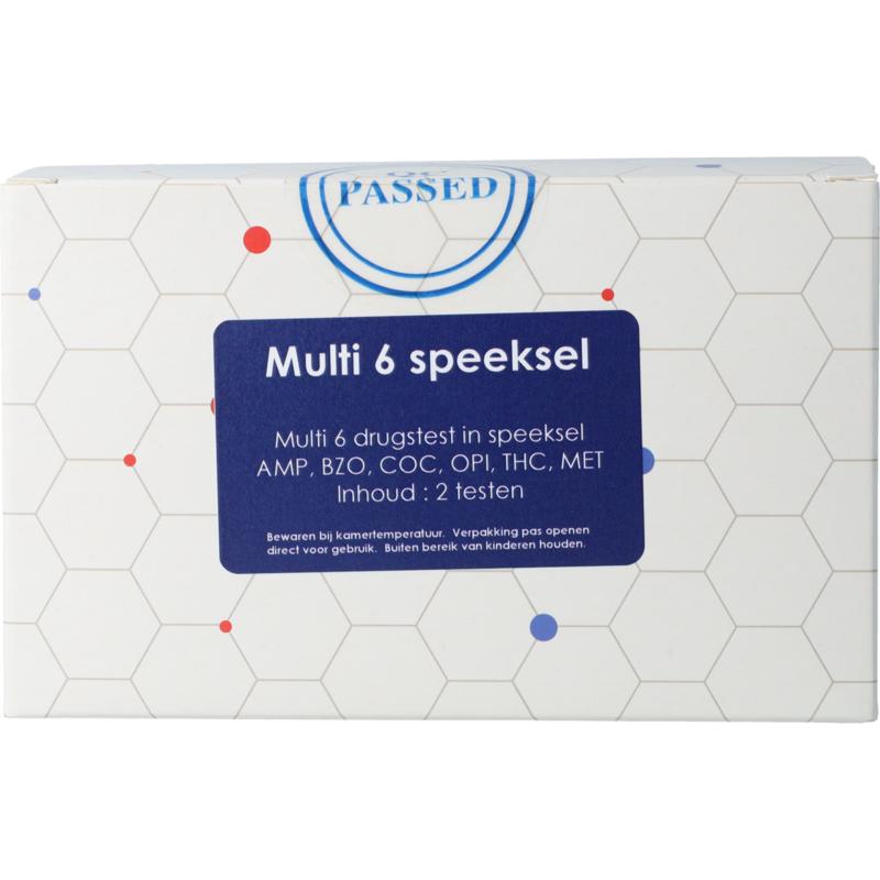 Testjezelf.Nu Multidrugstest 6 Speeksel Kit