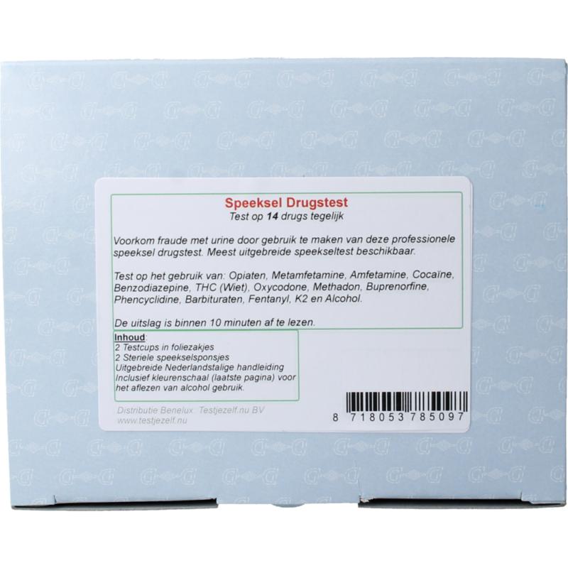 Testjezelf.Nu Speeksel Drugstest 14