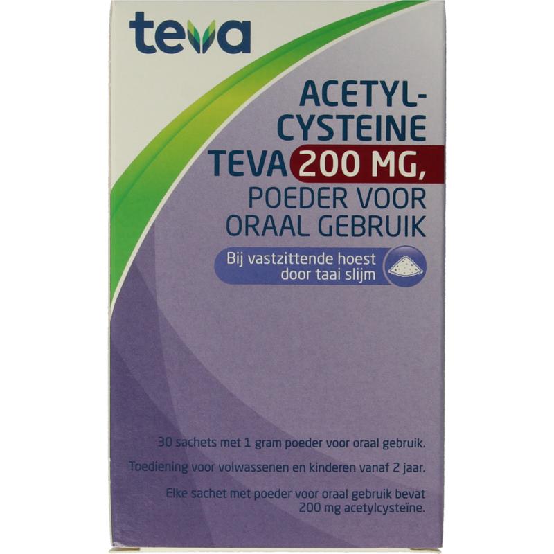 Teva Acetylcysteine 200Mg Poeder