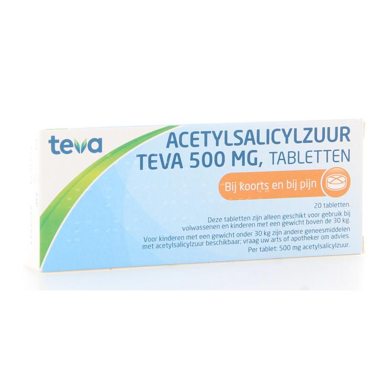 Teva Acetylsalicylzuur 500Mg