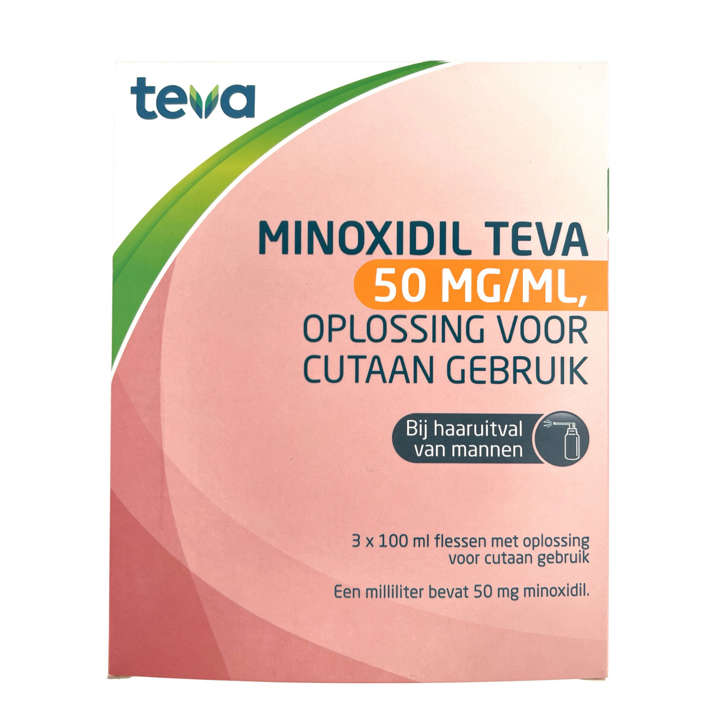 Teva Minoxidil 50Mgml 3X100ml