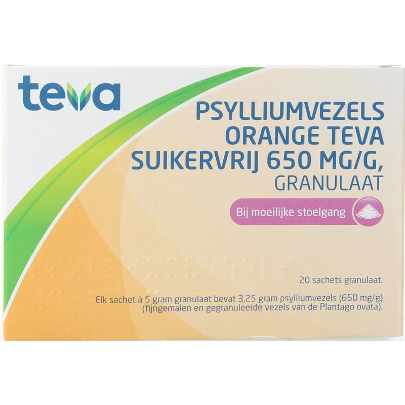 Teva Psylliumvezels Orange Granulaat Skv