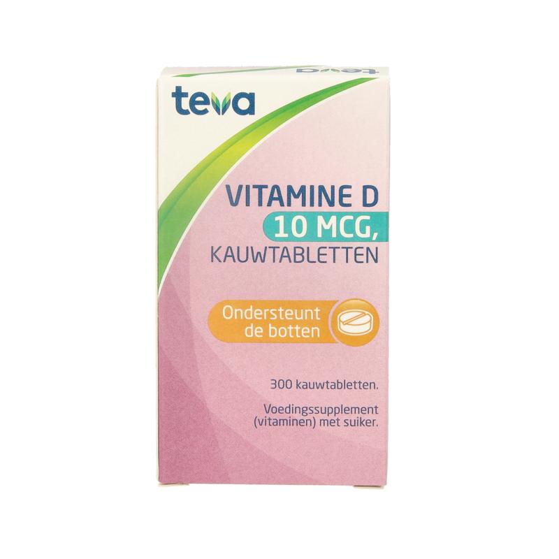 Teva Vitamine D 10 Mcg 400Ie