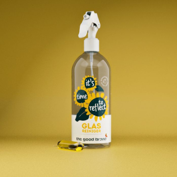 The Good Brand Glasreiniger Sprayfles + 1 Pod