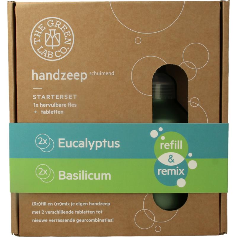 The Green Lab Co Handzeep Premium Starterset Eucalyptus & Basilicum