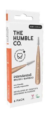 The Humble Co Interdental Borstel 0.45 Mm Oranje