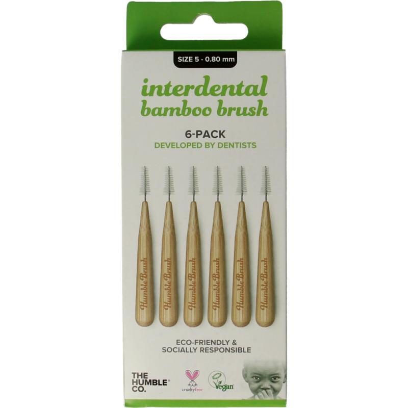 The Humble Co Interdental Borstel 0.80 Mm Groen