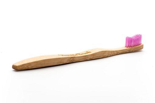 The Humble Co Tandenborstel Bamboe Adult Roze Brush Soft