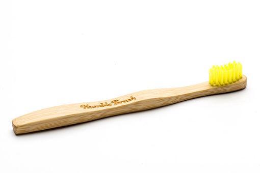 The Humble Co Tandenborstel Bamboe Kids Geel Brush Soft