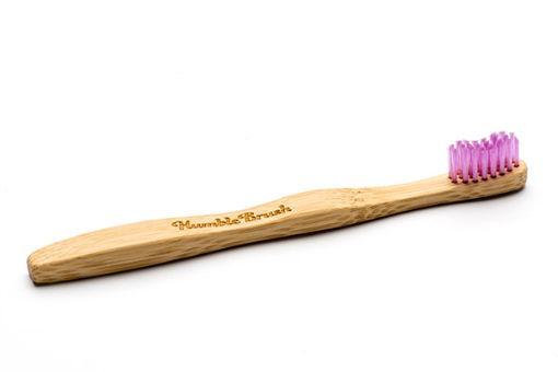 The Humble Co Tandenborstel Bamboe Kids Roze Brush Soft