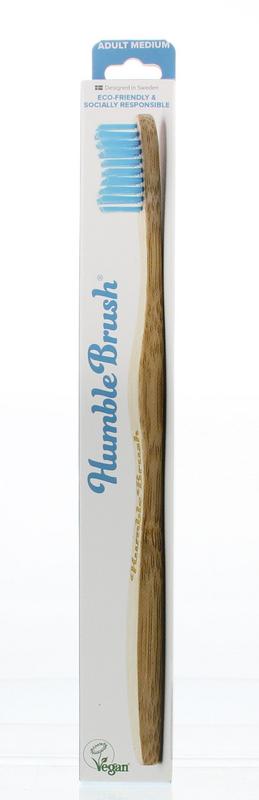 The Humble Co Tandenborstel Bamboe Medium Blauw