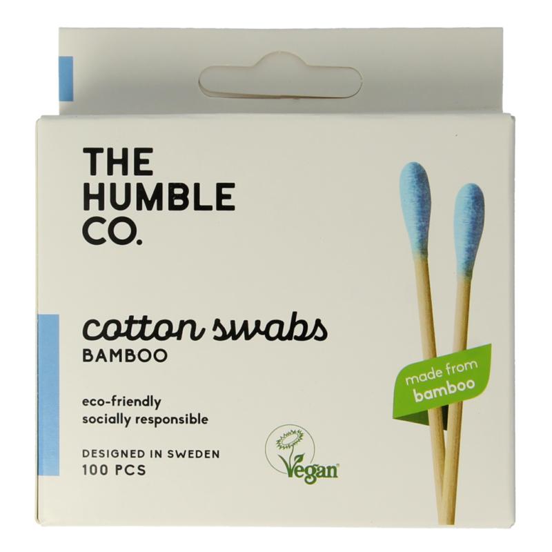 The Humble Co Wattenstaafjes Bamboe Blauw