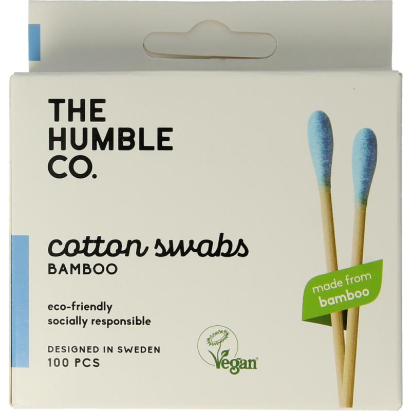 The Humble Co Wattenstaafjes Bamboe Blauw