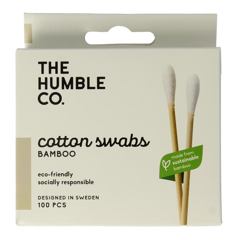 The Humble Co Wattenstaafjes Bamboe Wit