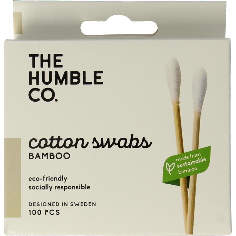 The Humble Co Wattenstaafjes Bamboe Wit
