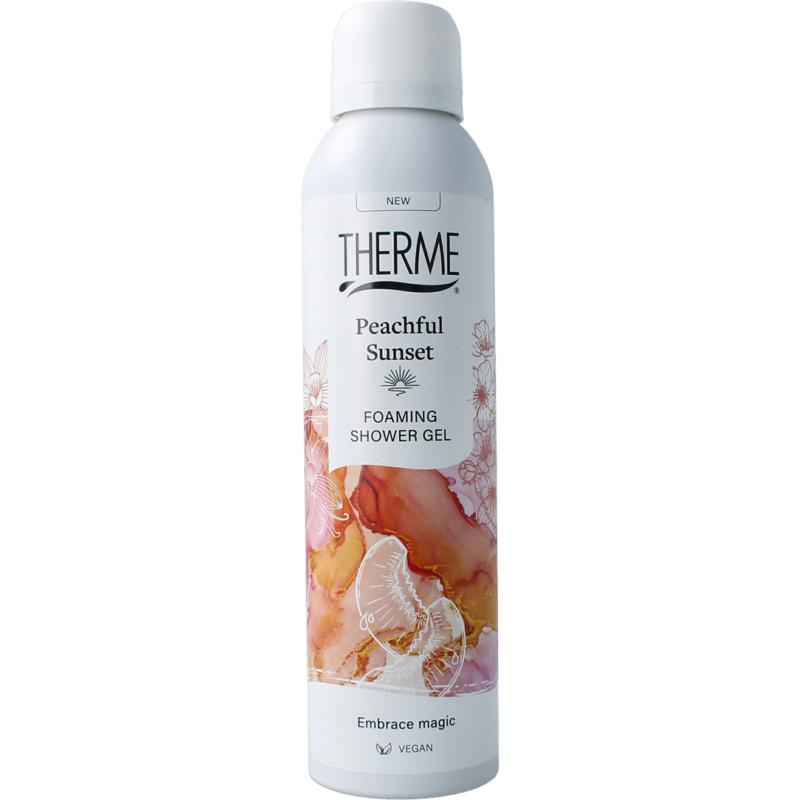 Therme Peachful Sunset Foaming Shower Gel