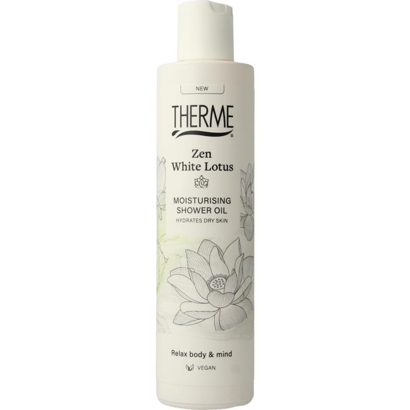 Therme Zen White Lotus Moisturising Shower Oil