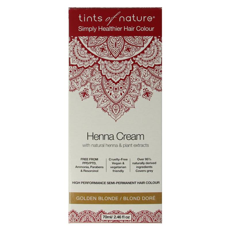 Tints Of Nature Henna Cream Golden Blond Semi Permanent